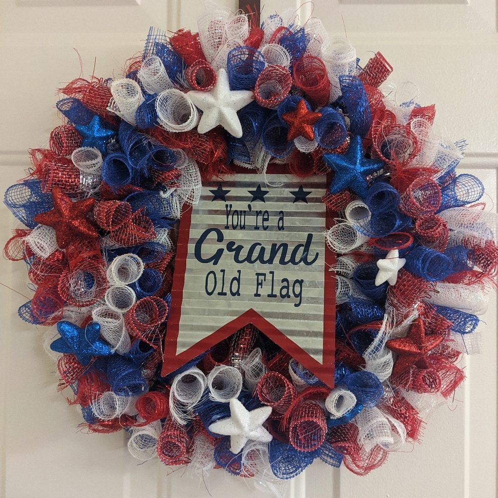 Fourth of July Wreath